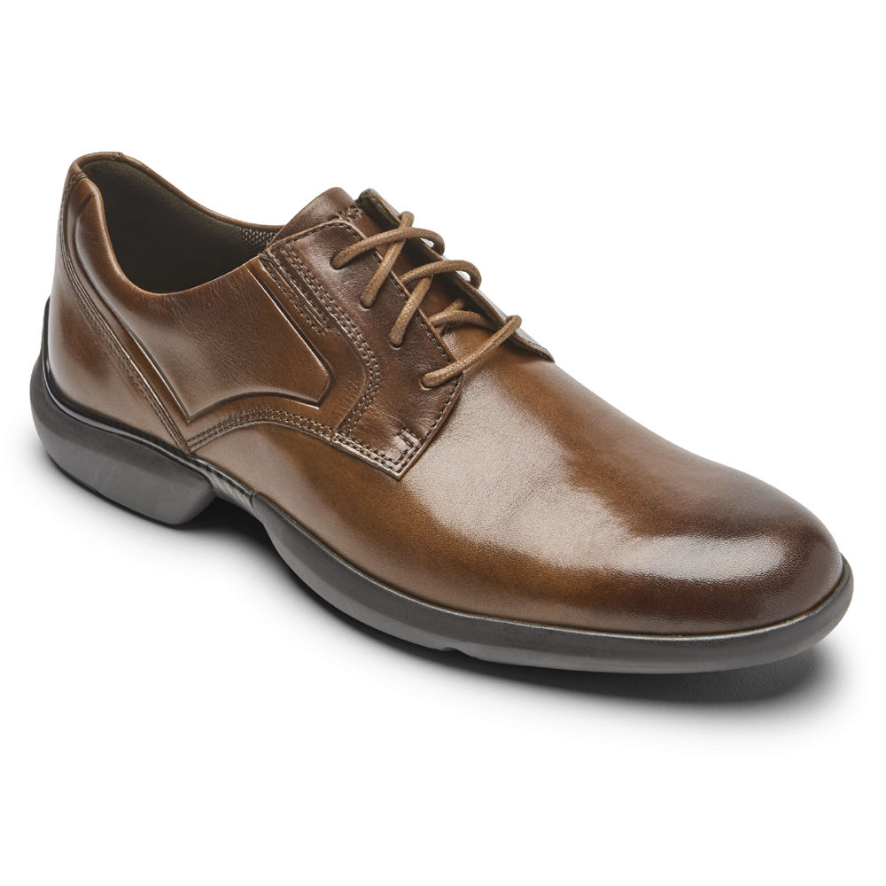 Oxfords Rockport Hombre Mexico - Total Motion Advance Plain Toe Marrom - CPYTW6874